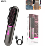 TopHair® - Super Escova Alisadora 3 em 1 (ALISA, MODELA E ANTI FRIZZ)