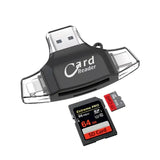 Leitor de Cartão de Memoria USB 4 em 1 - SmartCard®