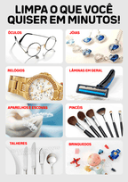 Limpador ultrassônico de Alta Frequência Profissional - ®Maxclean