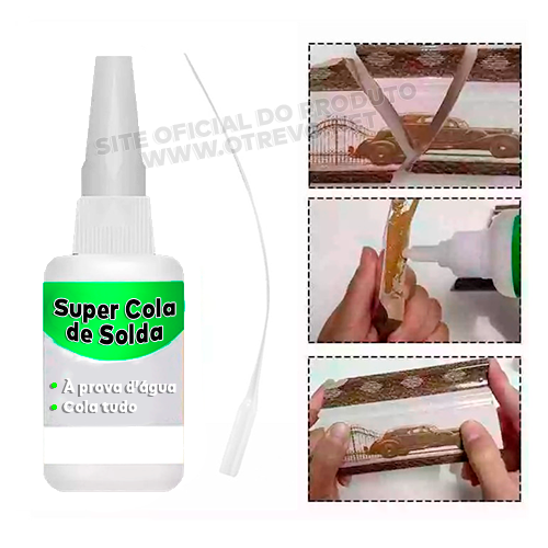 Super Cola de Solda à Prova d'água ®BondMax (COLA TUDO)