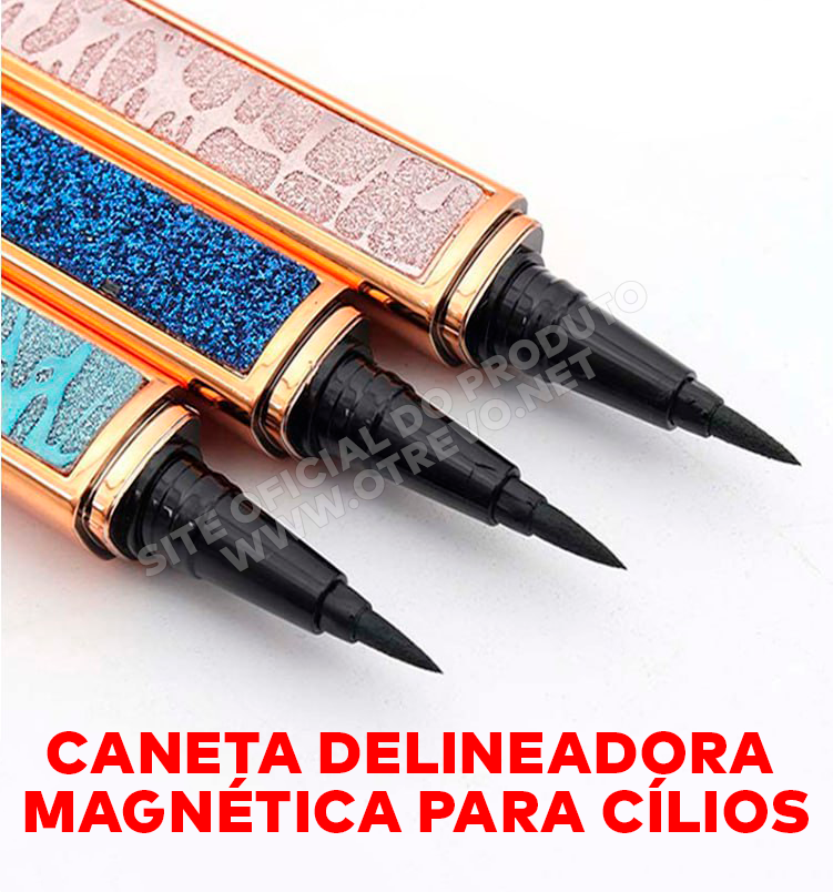 Delineador Magnético Para Cílios 3D 2 EM 1 - Efeito Egípcio 24h ®GirlShy