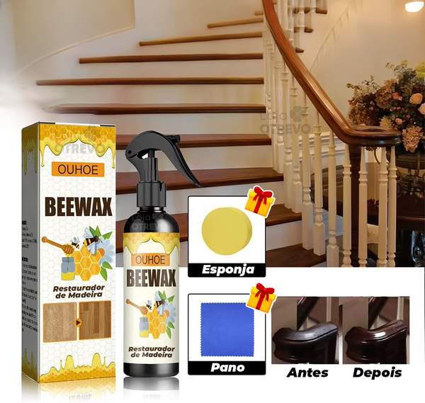 BeeWax - Restaurador de Madeira (CERA PURA DE ABELHA)