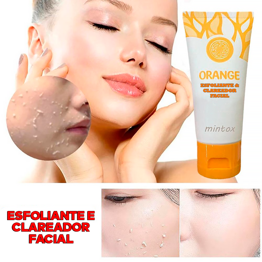 Gel Esfoliante e Clareador - ®OrangeBeauty (100% de Clareamento e Hidratação da Pele)