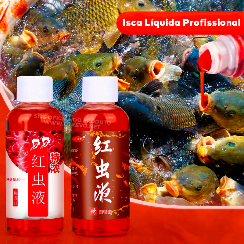 Isca Líquida Profissional Para Pesca - FishCatch® (TODOS OS PEIXES 100% FISGADOS)