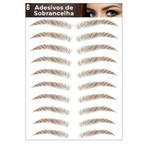 Adesivos de Sobrancelha 6D Biônico Semi Permanente (Compre 1 Cartela e leve 2)