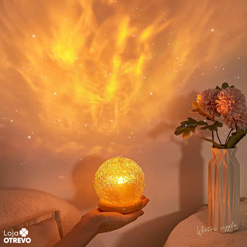 AuroraLamp -  Luminária Projetora Nórdica