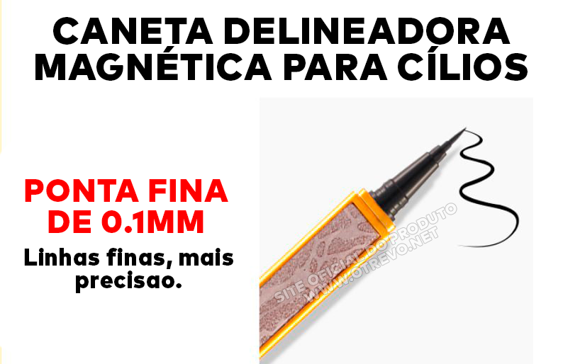 Delineador Magnético Para Cílios 3D 2 EM 1 - Efeito Egípcio 24h ®GirlShy