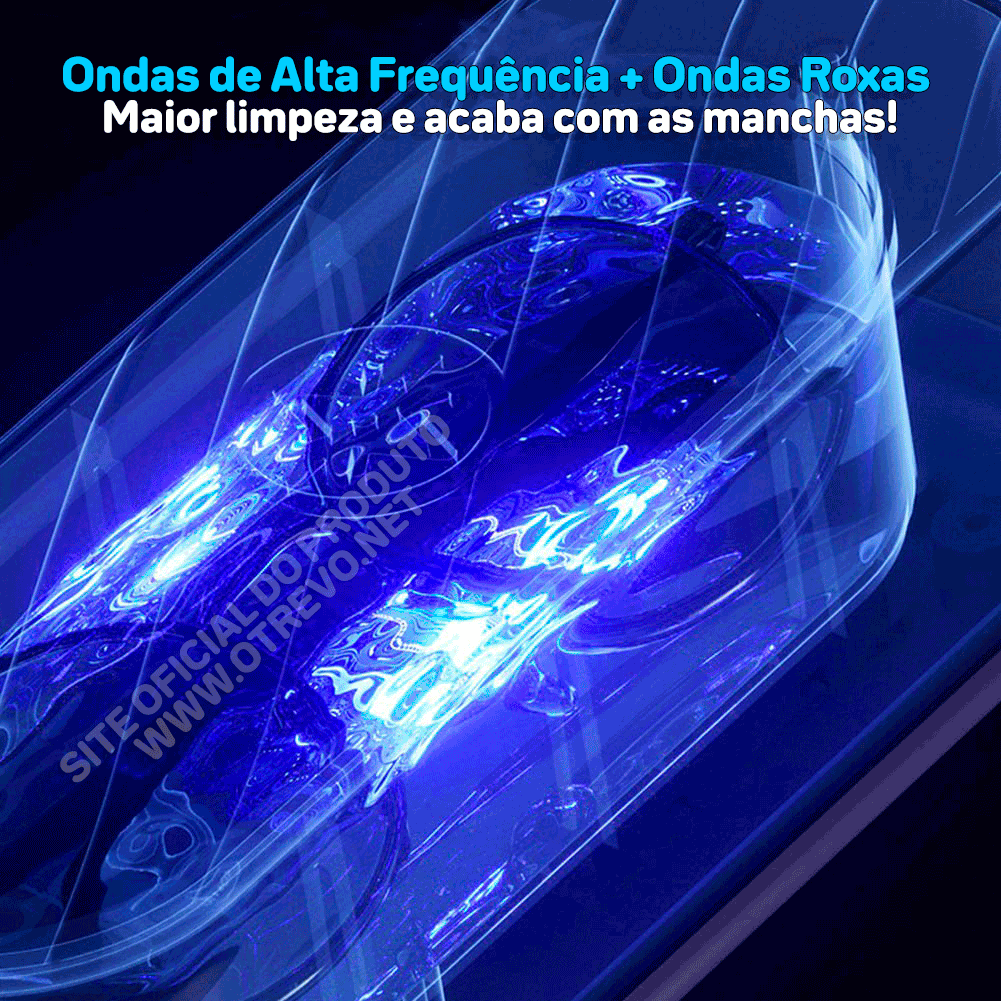 Limpador ultrassônico de Alta Frequência Profissional - ®Maxclean