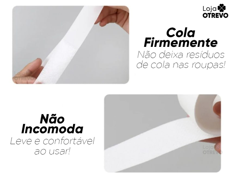 Fita Autoadesiva Para Roupas ( Anti-suor, Manchas e Sujeira)