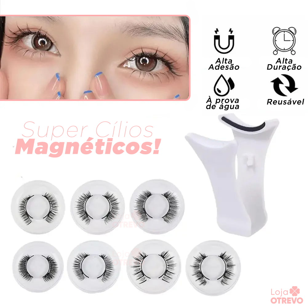 Super Cílios Naturais Magnético 5D - Eyelash5D®