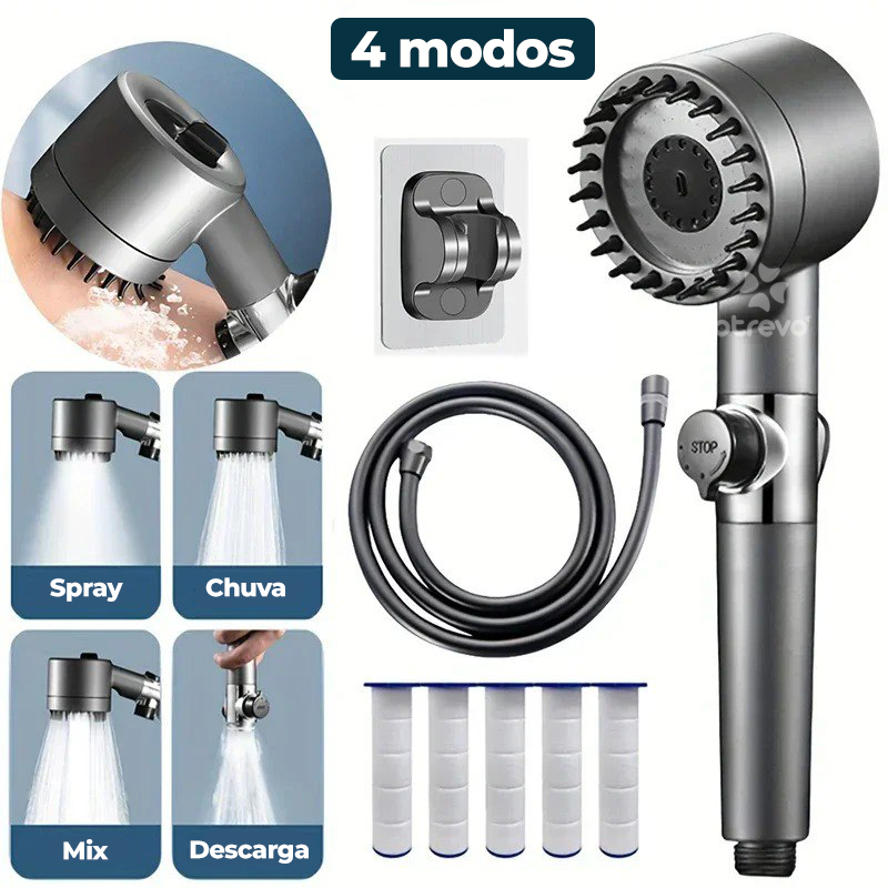 Jet Turbo - Ducha De Alta Pressão Com filtro