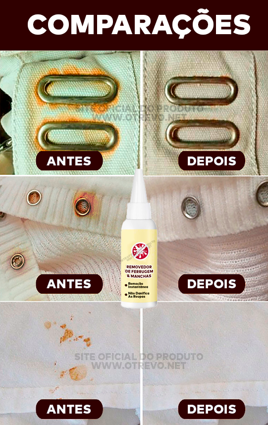 Removedor de Manchas de Ferrugem - ®CleanRust