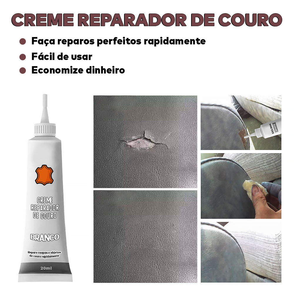 Creme Reparador de Couro -  ®Courmax