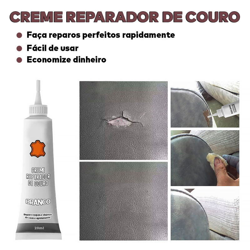 Creme Reparador de Couro -  ®Courmax