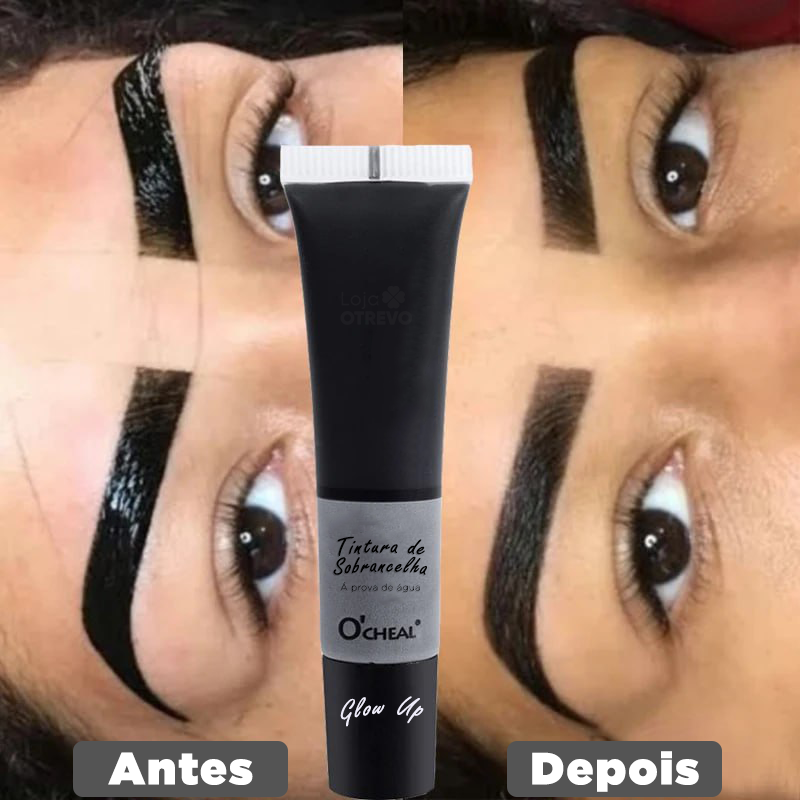 GlowUp - Tintura de sobrancelha à prova d'água (Fácil Aplicação)