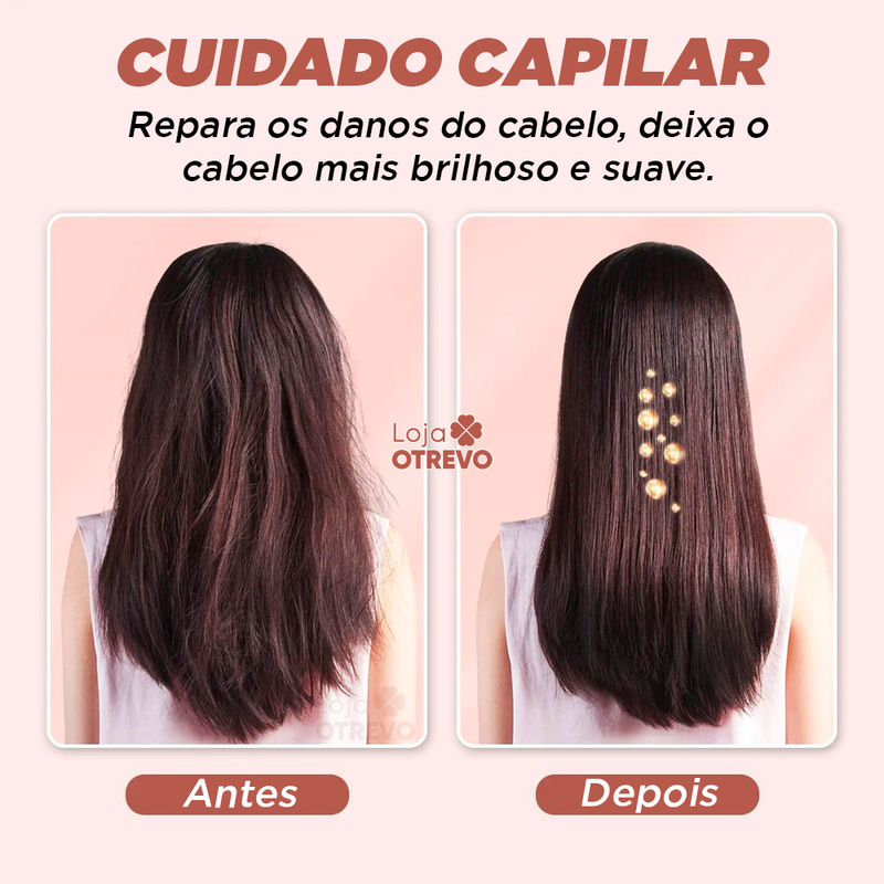 Chapinha Portátil com Aquecimento Rápido - Sem Fio Recarregável ®EleganzaHair