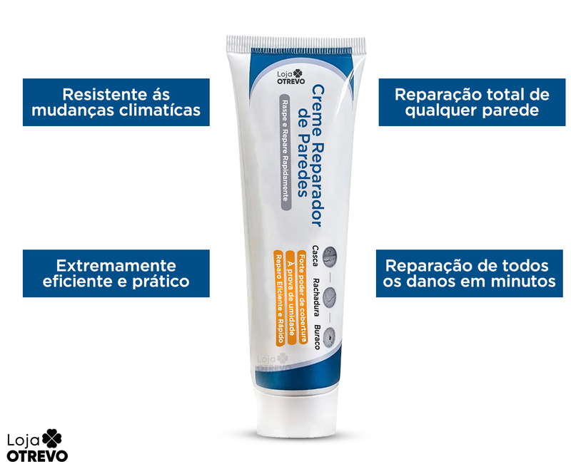 Super Creme Reparador de Parede Instantâneo - WallsRepair®