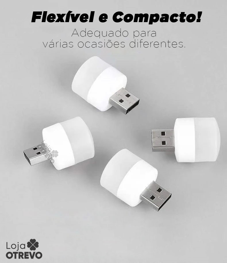 Mini Led USB (Iluminção potente e confortável )