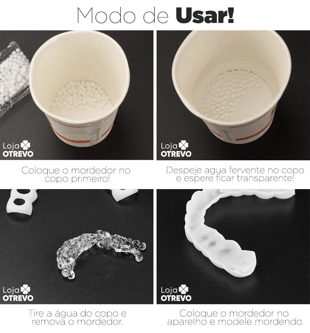 WhiteTeeth® -  Resina Temporária Reparadora de Dentes