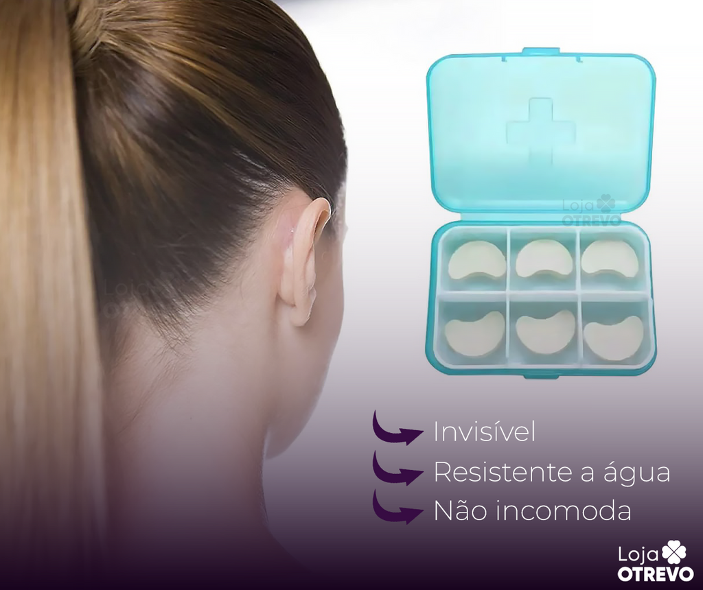 Adesivos Reutilizaveis Corretores de Orelha - EarIt®