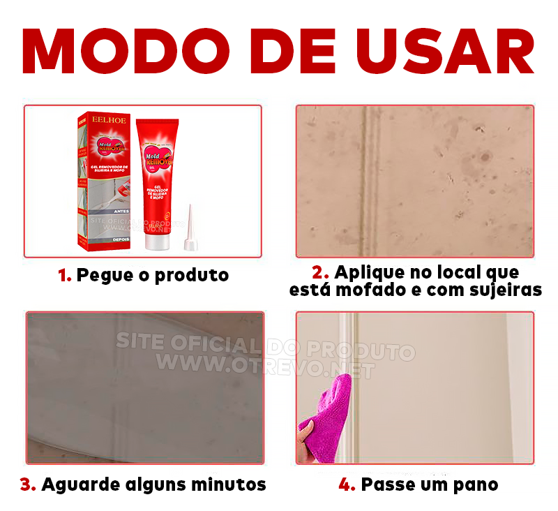 Gel removedor de Sujeira e Mofo - MagicGel®