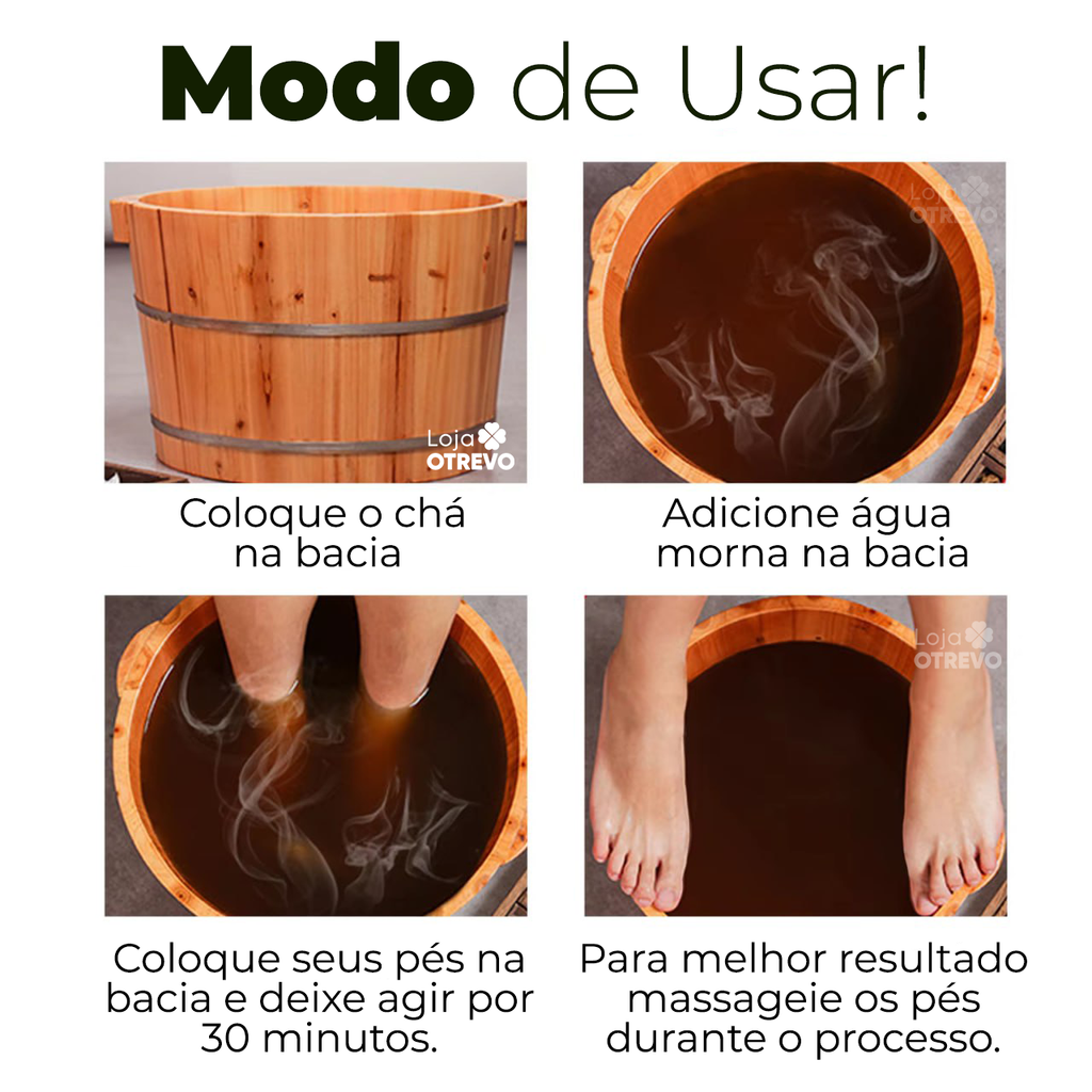 PureCleanse - Chá Natural Anti inflamatório (Redutor de inchaços)