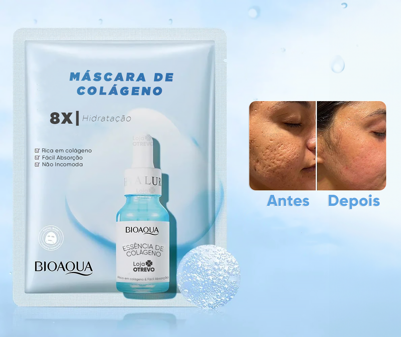 Kit de Mascará de Colágeno Puro + Serum - BIOAQUA® (Pele 100% Restaurada)