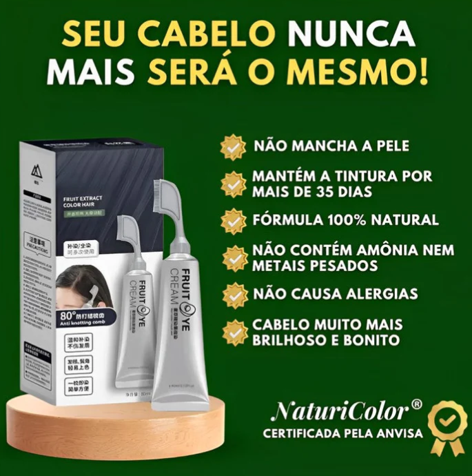 Tinta de Cabelo NaturiColor® + Escova de Brinde (ULTIMAS UNIDADES EM PROMOÇÃO)