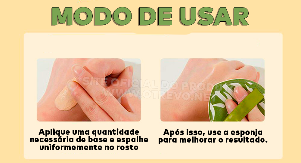 Esponja Aplicadora de Maquiagem de Alta Cobertura - Kit 3 Peças + Brinde Exclusivo Só Hoje  - ®Bbgirl