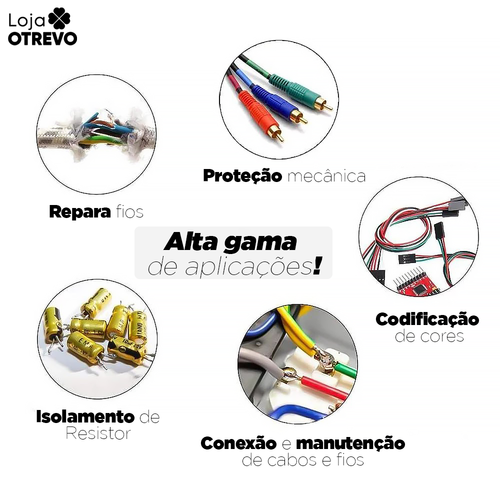 Adesivo Reparador e Protetor de Cabos - 560 Peças - MaxProtection®