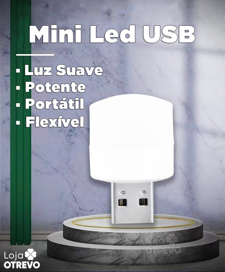 Mini Led USB (Iluminção potente e confortável )