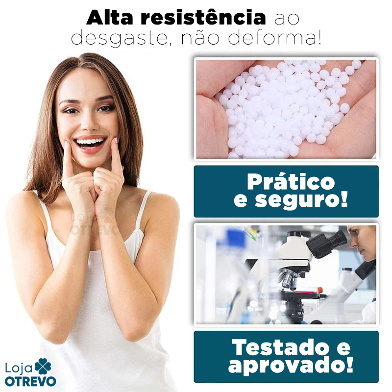  Facetas Dentárias Naturais Removíveis