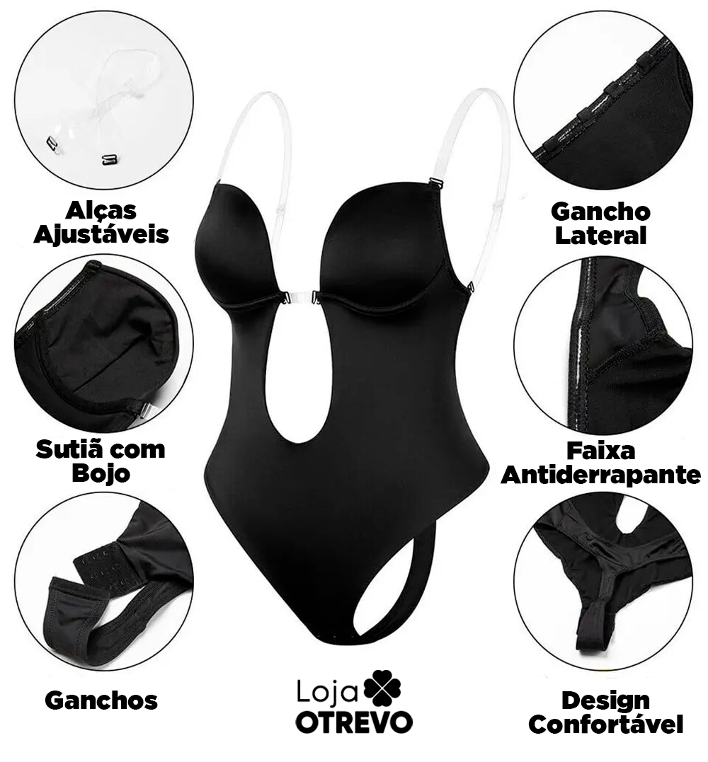 Body Modelador Invisível Efeito Silicone - BODYSUIT®