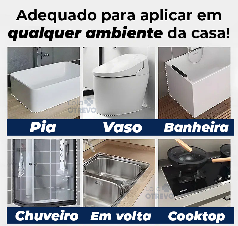 SELAMAX® - Selante Vedador Aprova d'água e Anti-Mofo