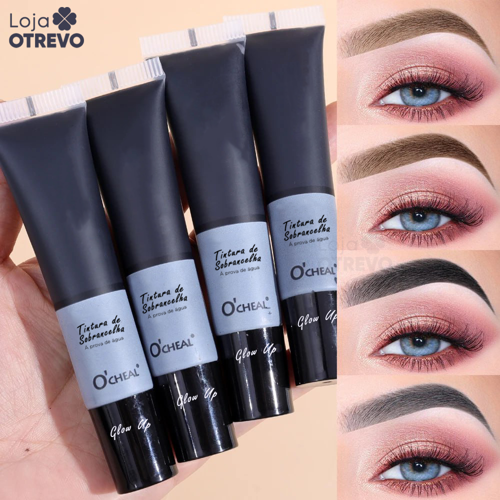 GlowUp - Tintura de sobrancelha à prova d'água (Fácil Aplicação)