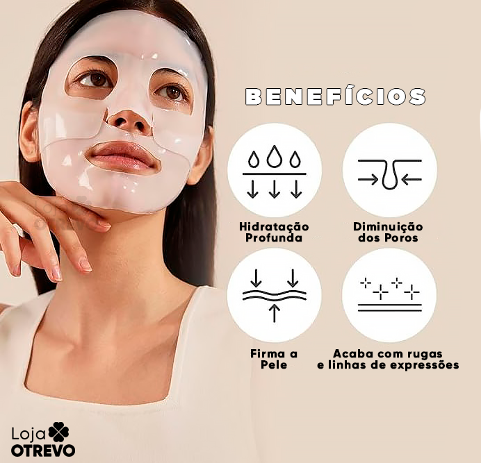 Kit de Mascará de Colágeno Puro + Serum - BIOAQUA® (Pele 100% Restaurada)