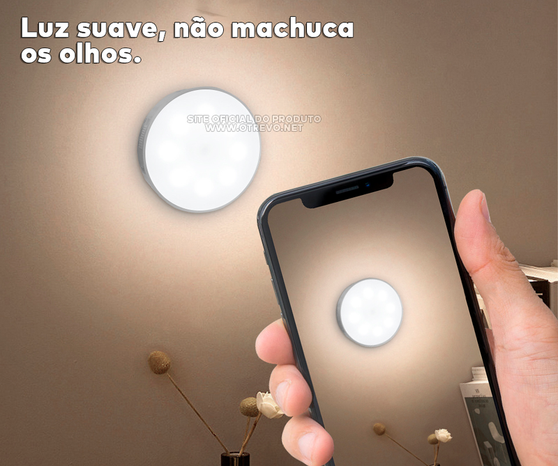 Lâmpada Led Inteligente Sem Fio (Com Sensor de Movimentos) - SmartLed®