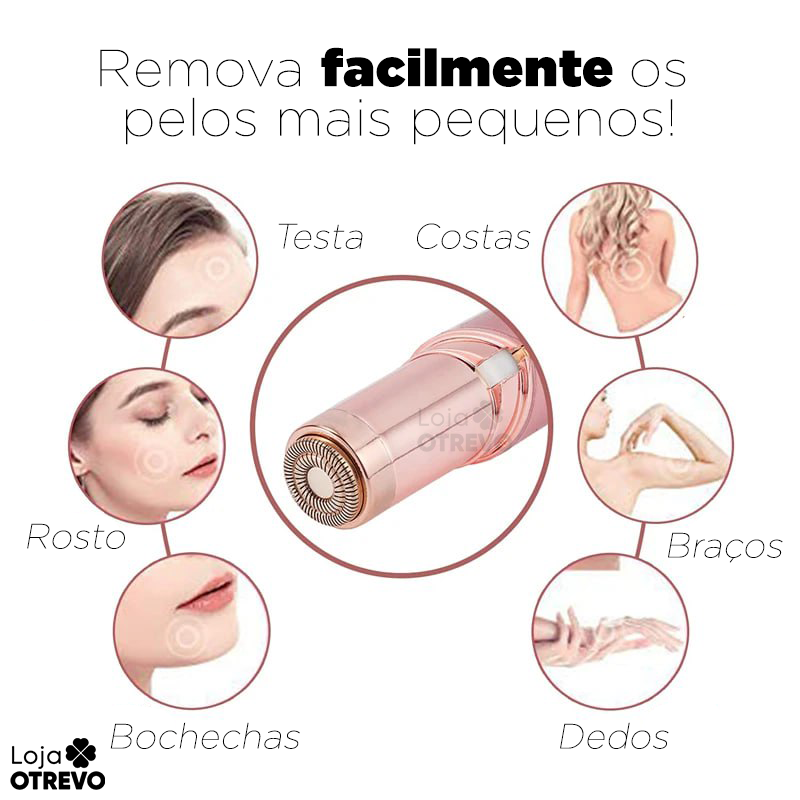 Depilador Elétrico Indolor (Portátil)  - SmartDepil®