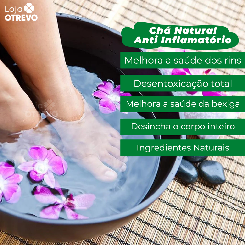 PureCleanse - Chá Natural Anti inflamatório (Redutor de inchaços)