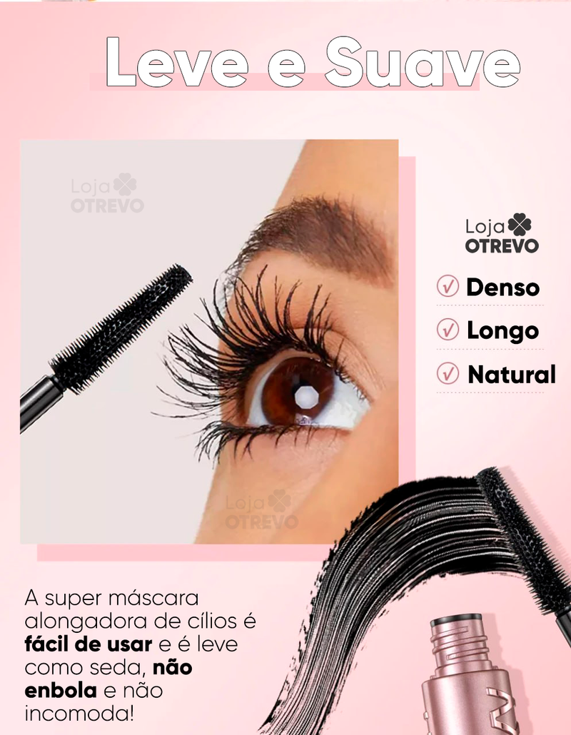 Super Máscara Alongadora de Cílios (Efeito Cílios Portiços) - QIBEST EYES®