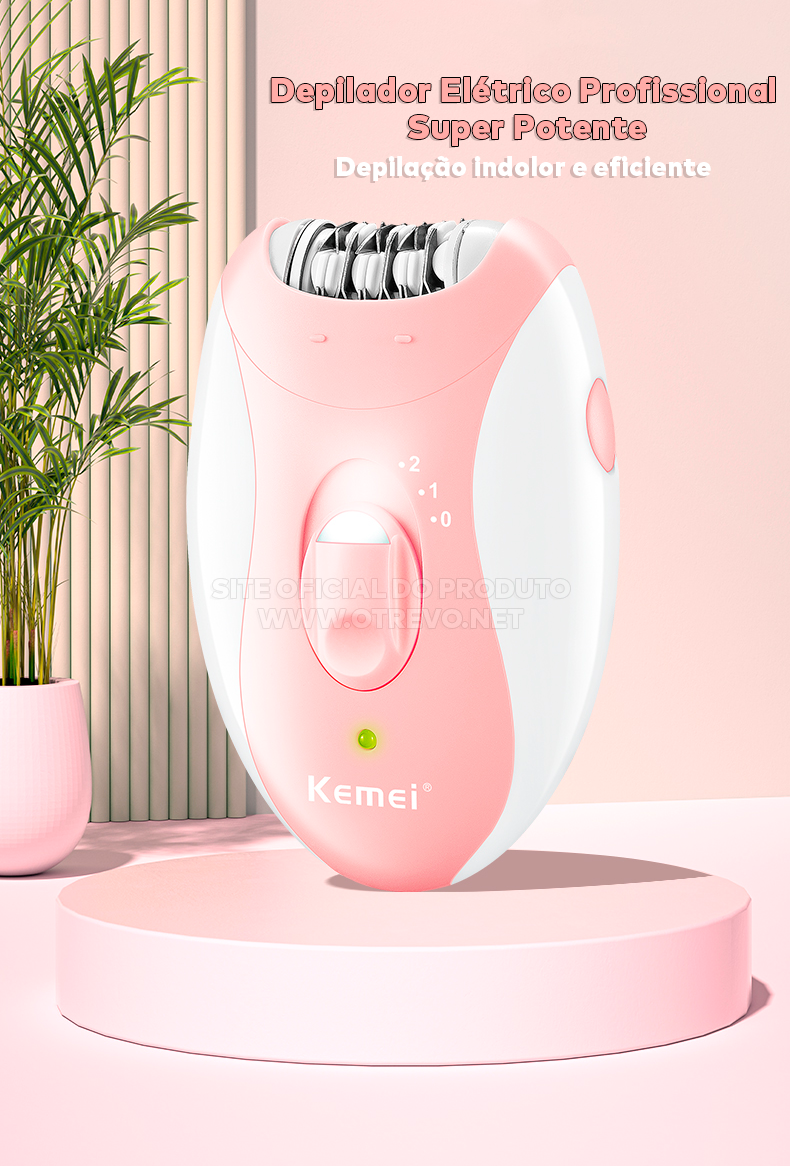 Depilador Elétrico Profissional 32 Laminas Super Potente + Brinde Exclusivo - DepilGirl®