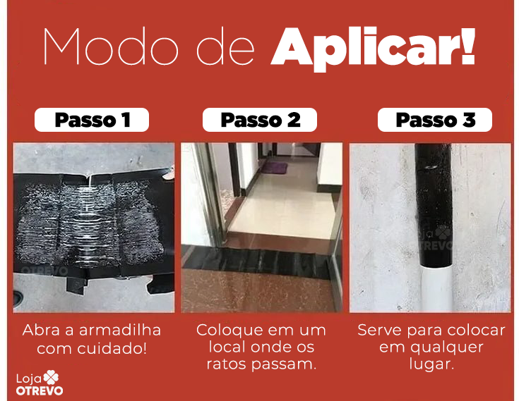 CatchMouse® - Armadilha Pegajosa Para Ratos