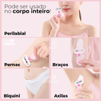 Mini Depilador Portátil Com 5 Super Laminas Clareadoras ( COMPRE 1 e LEVE 2) - DepiGirl®