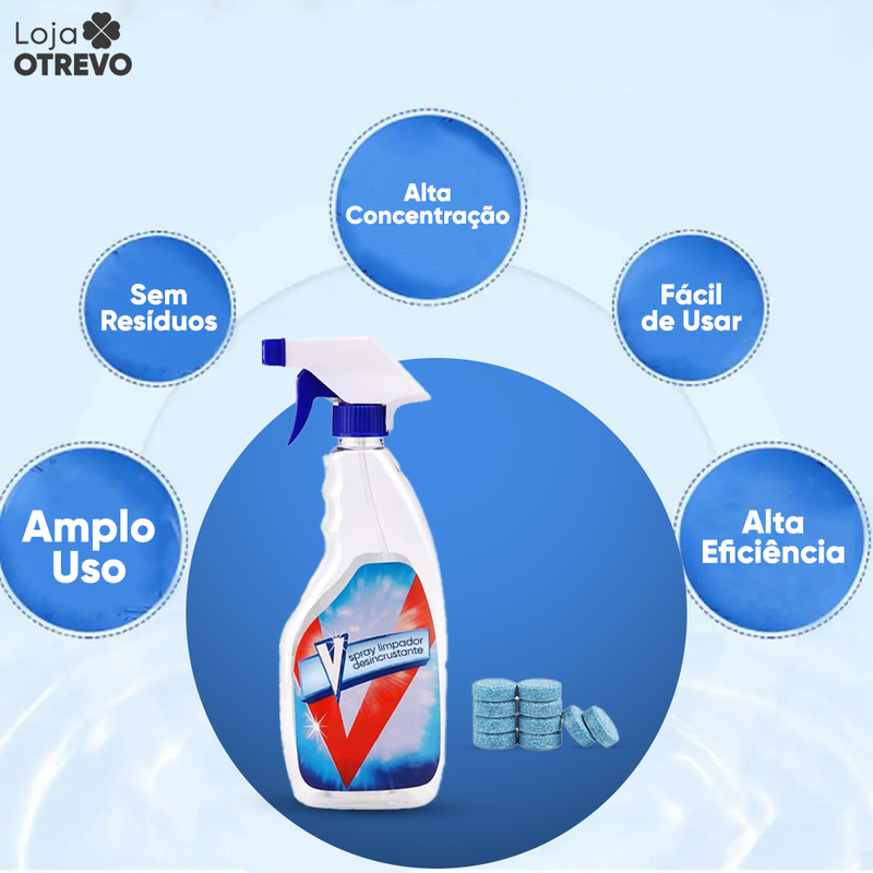 Spray Limpador Desincrustante Ultra Concentrado (LIMPEZA FORTE) - TopClean®