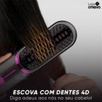 TopHair®  - Super Escova Alisadora 3 em 1 (ALISA, MODELA E ANTI FRIZZ)