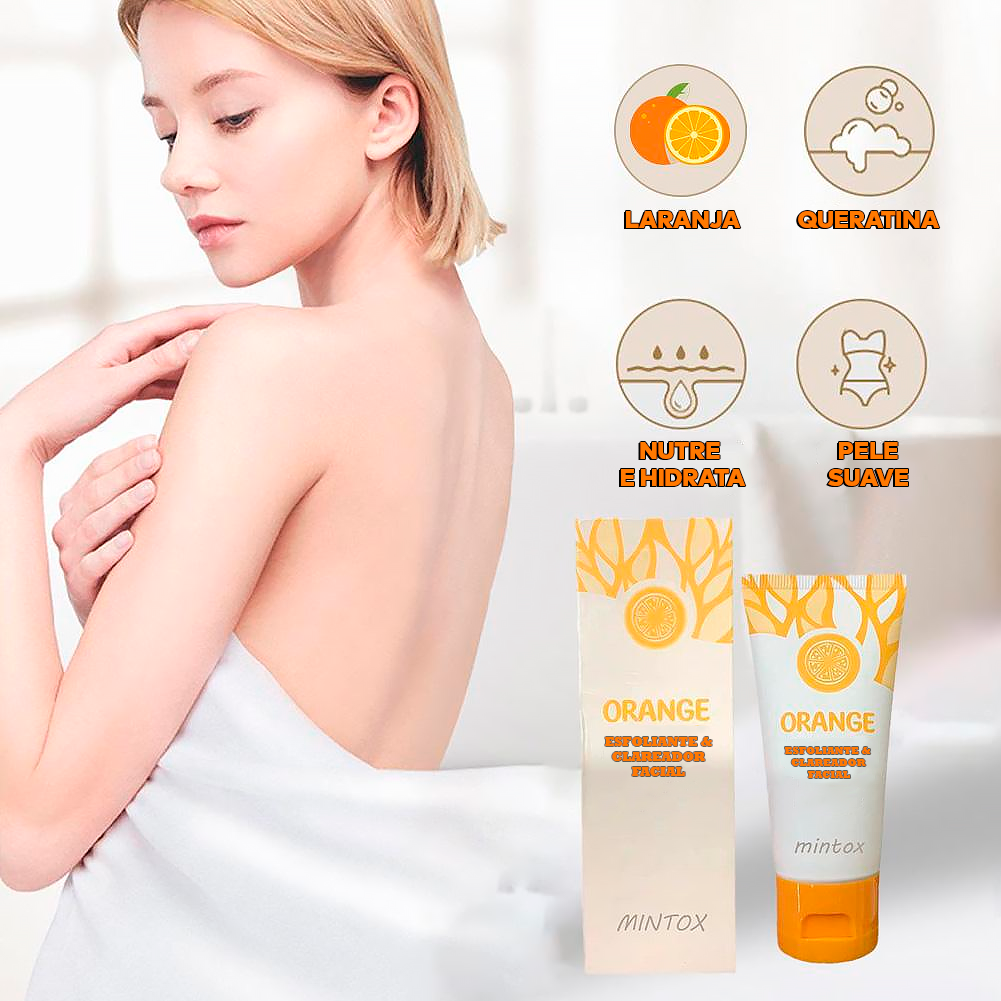 Gel Esfoliante e Clareador - ®OrangeBeauty (100% de Clareamento e Hidratação da Pele)