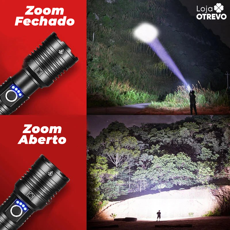 Super Lanterna Led de alta potência 1000000LM - PowerLight®