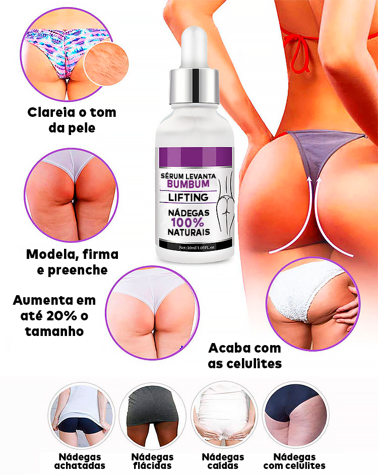 Sérum Levanta Bumbum -  ®LifitingMax (Bumbum 100% Grande e Definido)