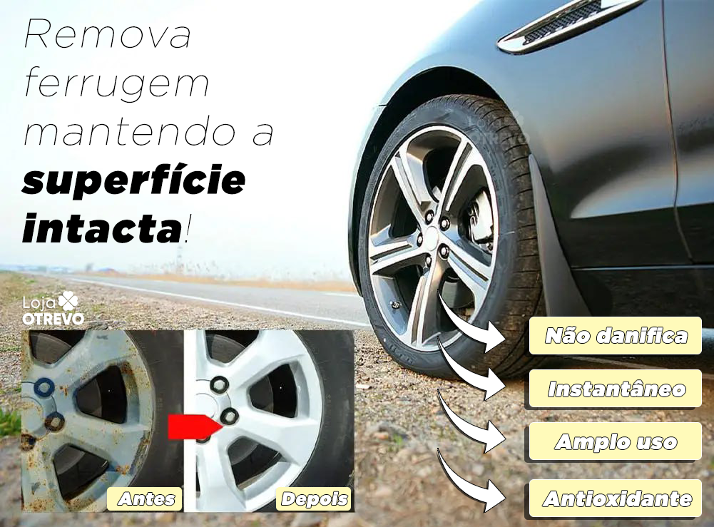 Spray Removedor de Ferrugem Instantâneo - RustMax®