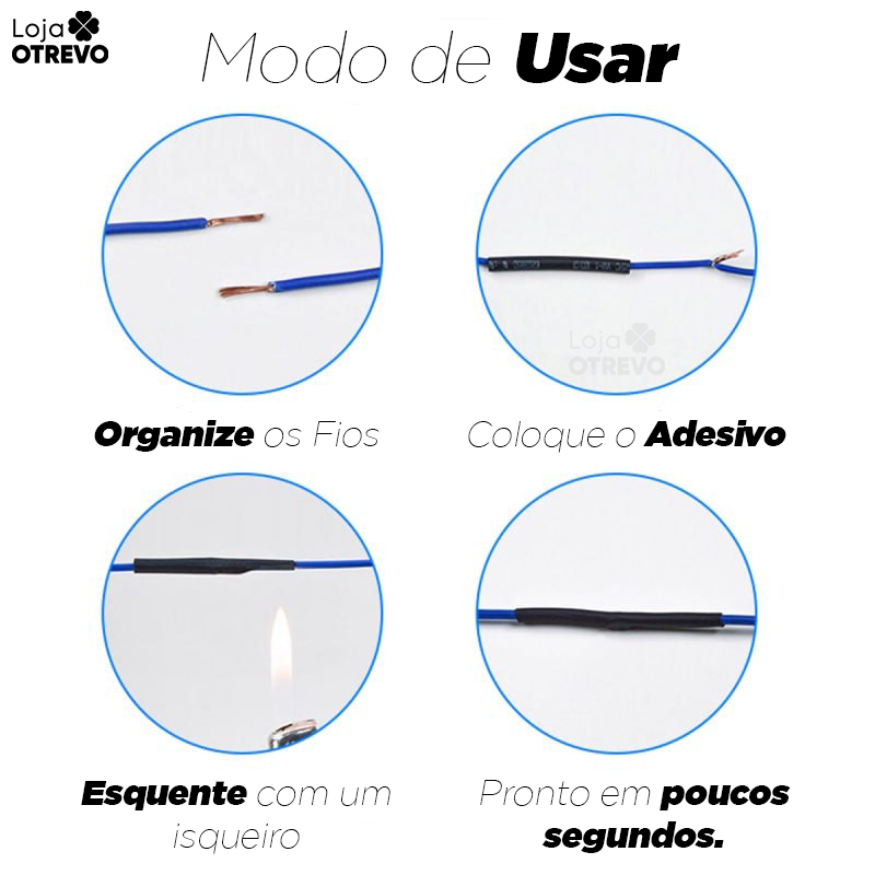 Adesivo Reparador e Protetor de Cabos - 560 Peças - MaxProtection®